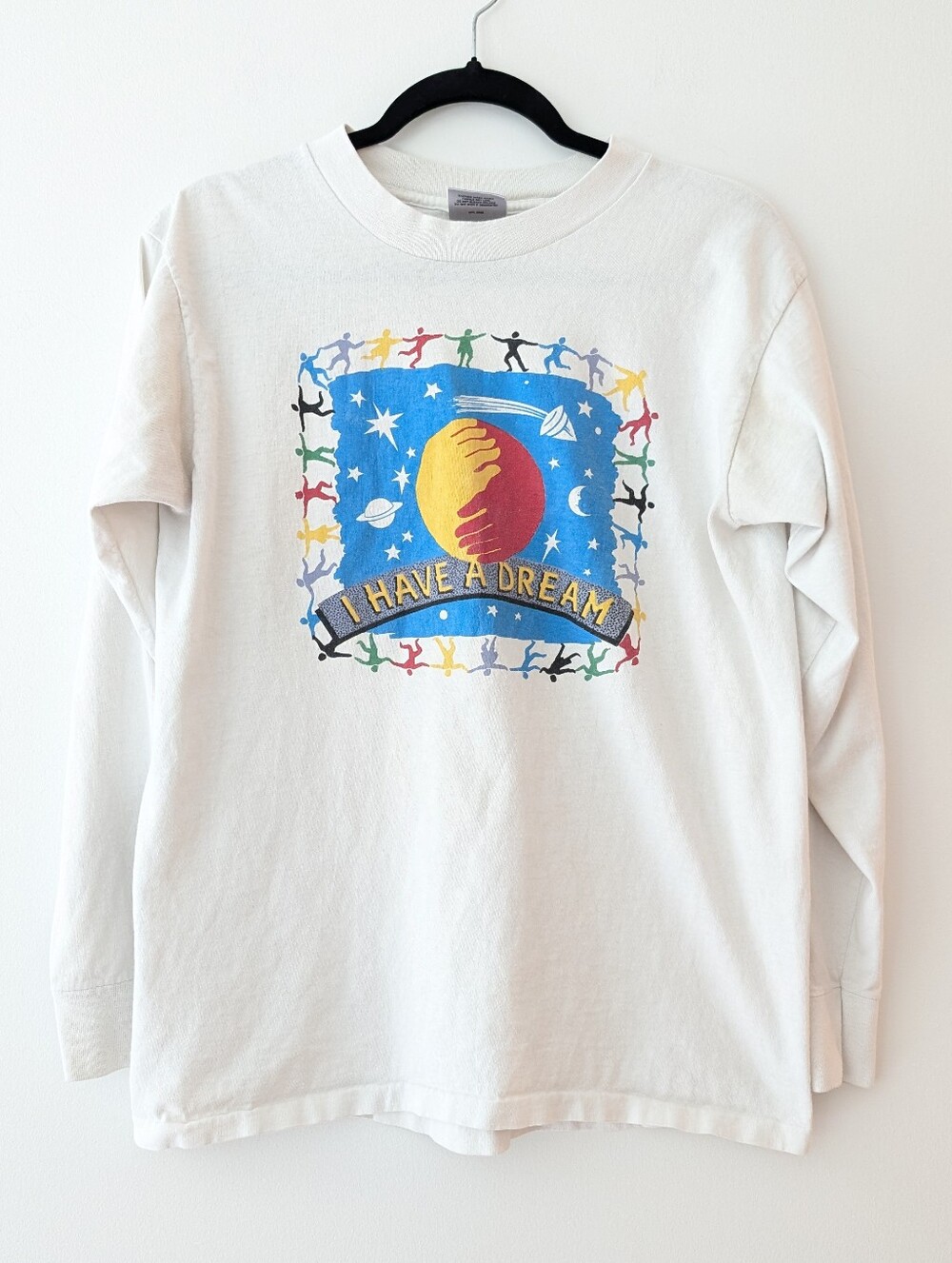 Vintage Oneita 90's I have a Dream Martin Luther King long sleeve tee